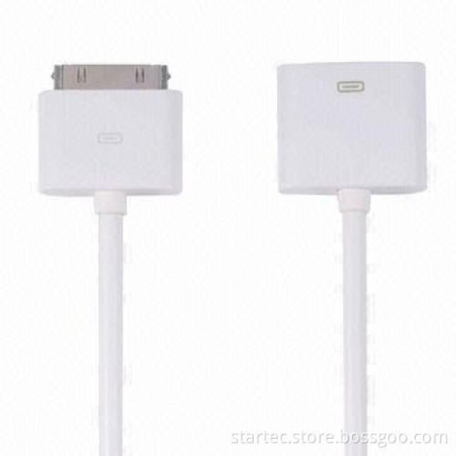 Switch Extension Cables for iPad/iPhone with 30-pin Male to Female Connector